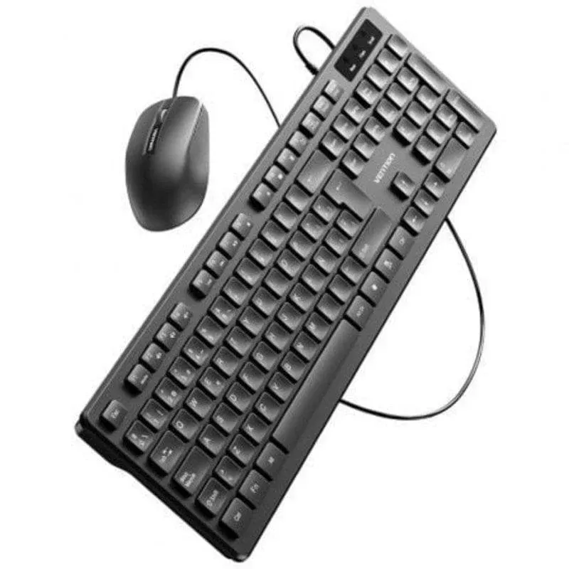 Teclado Vention KTCB0-ES de membrana Layout ES com rato óptico 1200 DPI USB-A