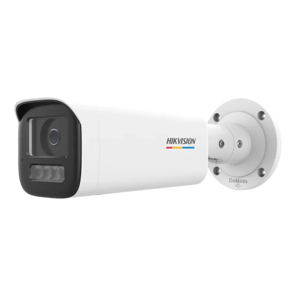 Câmara de Segurança IP Hikvision Value Bullet PoE 4MP 2.8mm ColorVu3.0 IP67 Branca