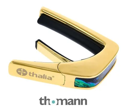 Thalia Capo Shell Collet.Blue Abalone Gold
