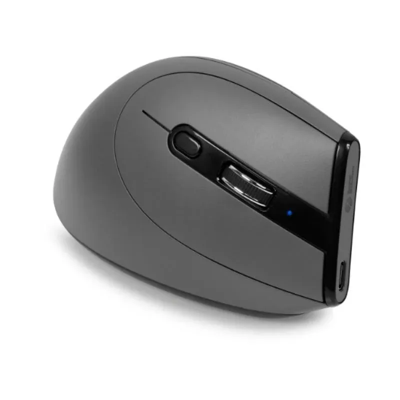 Rato BakkerElkhuizen Grip Pro Sem Fios 2400DPI Cinzento Preto Amarelo Vertical