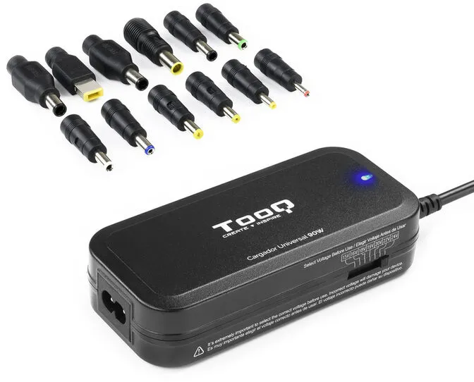 Carregador de Portátil Tooq 90W 1x USB Manual