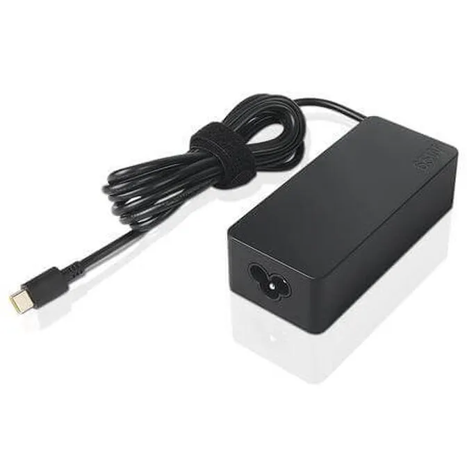 Carregador de Portátil Universal Lenovo GX20P92529 65W USB-C + Cabo de Alimentação