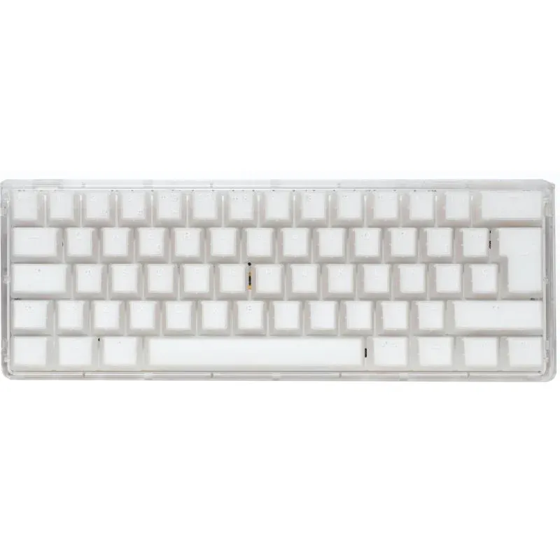 Ducky One 3 Mini Aura White Teclado Mecânico Gaming Switch MX Red RGB PBT Branco
