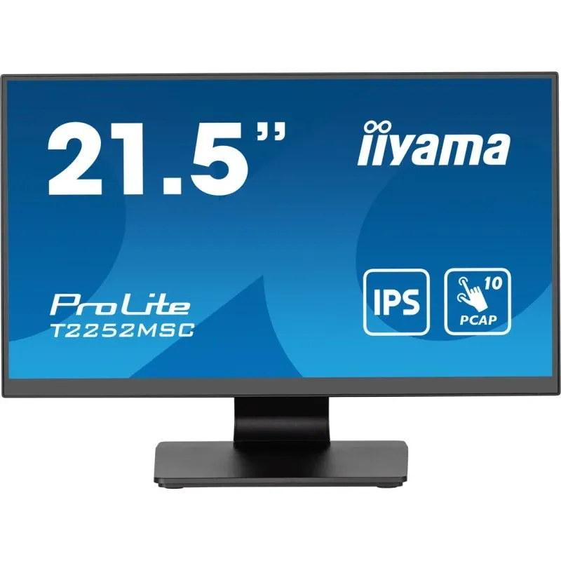 iiyama ProLite T2252MSC-B2AG Monitor Tátil 21.5" IPS FullHD com Altifalantes