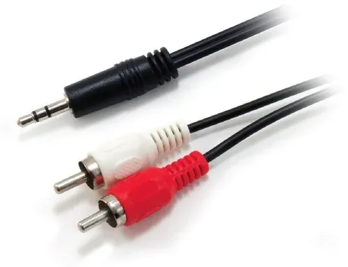 Cabo Áudio 3.5mm Male to 2 RCA Male, 2.5m