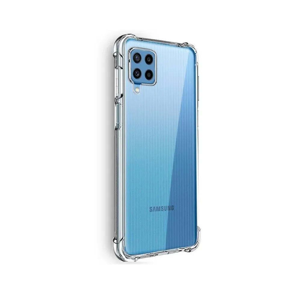 Capa Silicone Anti-Choque Samsung Galaxy M32 Transparente