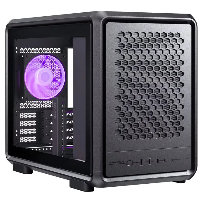 Caixa de Computador Caixa PC Cooler Master MasterFrame 400 Mesh Transparente Preta