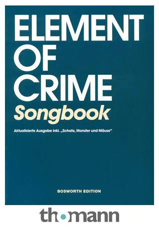 Bosworth Element Of Crime Songbook Guit