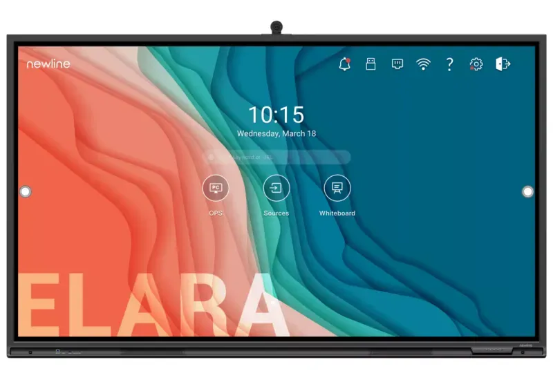 Monitor Interativo Newline 75" Elara Pro TT-7523QCA+ 4K Ultra HD