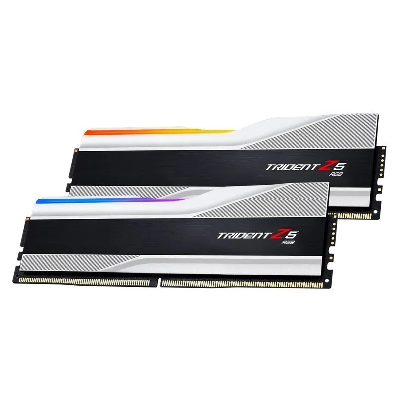 Memória RAM G.Skill Trident Z5 RGB Prateada DDR5 6000MHz 32 GB 2x16GB CL36