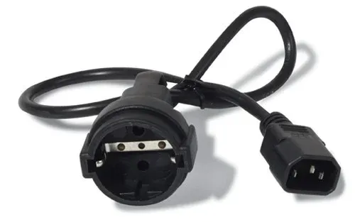 APC AP9880 power cable Black 0.6 m C14 coupler CEE7/7 AP9880