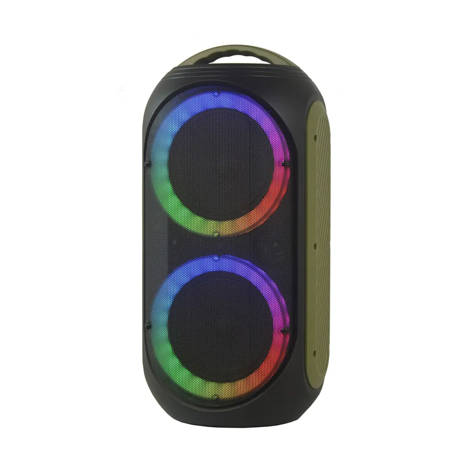 Coluna Bluetooth PowerAcoustics Gozik Preto / Verde