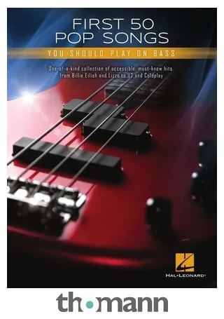 Hal Leonard First 50 Pop Songs Bass