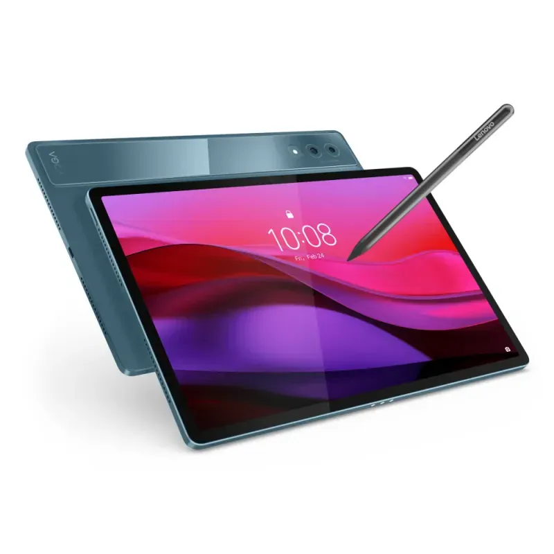 Tablet Lenovo - Qualcomm Snapdragon 8 Gen 3 Mobile Platform / 16/256GB / 10200 mAh / 2.7" 3K Touch 144Hz / Pack Teclado Lenovo 2 em 1 + Lenovo Tab Pen Pro / Android 14 - Yoga Tab Plus