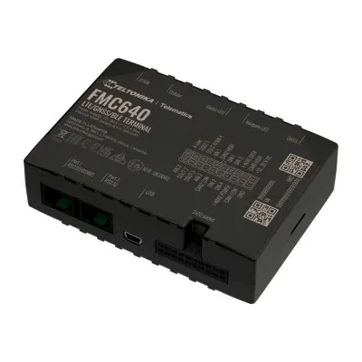 Localizador de Veículos Teltonika TK-FMC640 2G/3G/4G e BLE Dual-SIM IP41 Preto