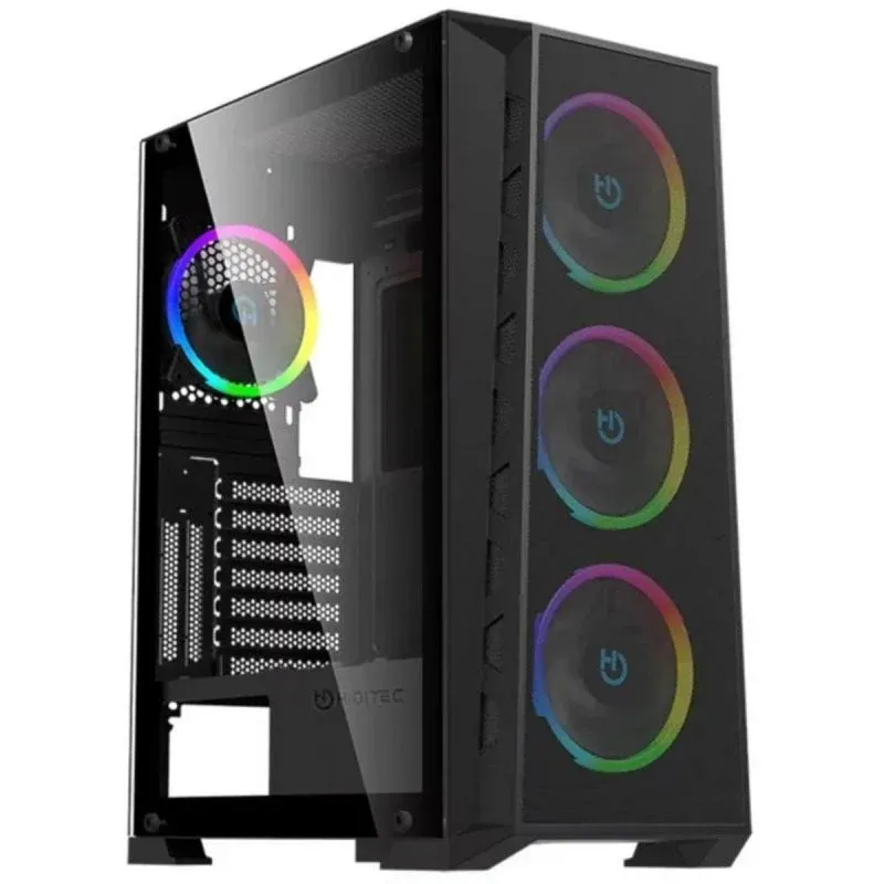 Caixa de Computador Torre PcHiditec MH12 4 Ventiladores ARGB USB Type-C Compacta e Robusta Torre PcHiditec MH12 4 Ventiladores ARGB USB Type-C Compacta e Robusta