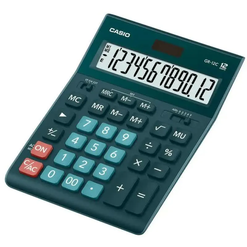 Calculadora Casio Gr-12 Verde
