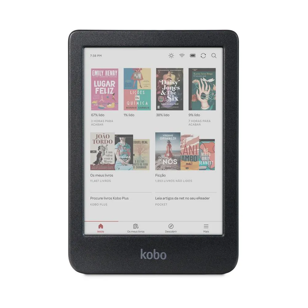 eReader Kobo Clara 6 Colour 16GB Wi-Fi Preto