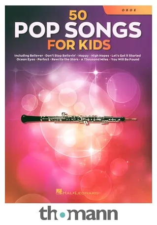 Hal Leonard 50 Pop Songs for Kids Oboe