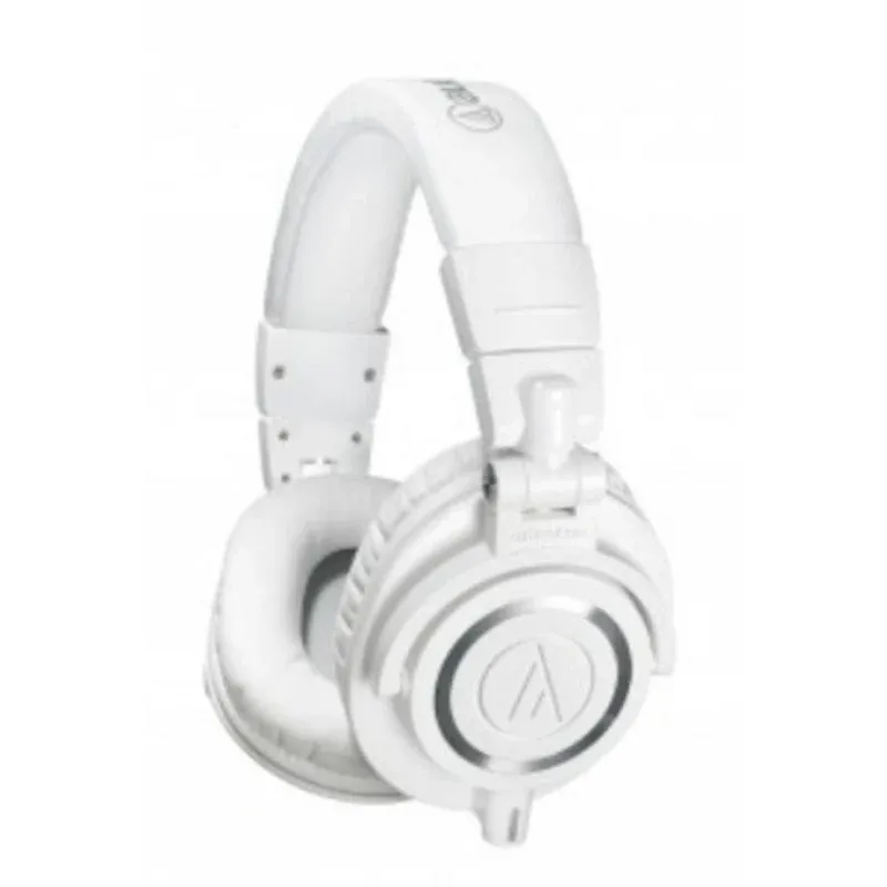 Auriculares Audio-Technica ATH-M50XWH com fio Jack 3,5 mm Monitorização Brancos
