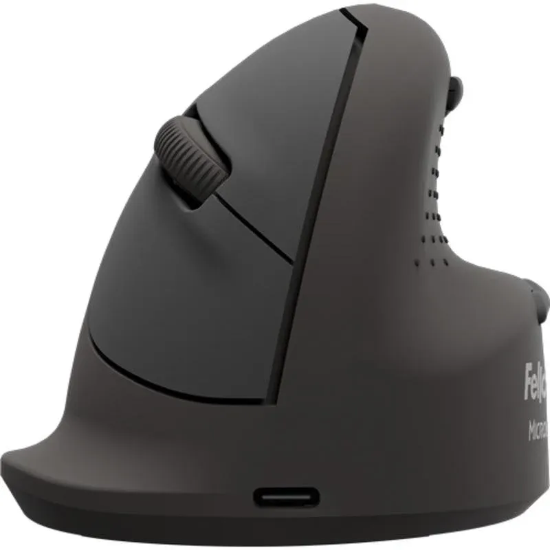 Rato Fellowes 100143580 Bluetooth USB-C 2400DPI Preto Vertical Ergonómico Recarga