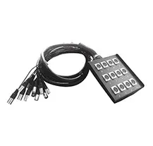 Cabo Multicore PowerAcoustics 2158 10mts 12inXlr/12outXlr