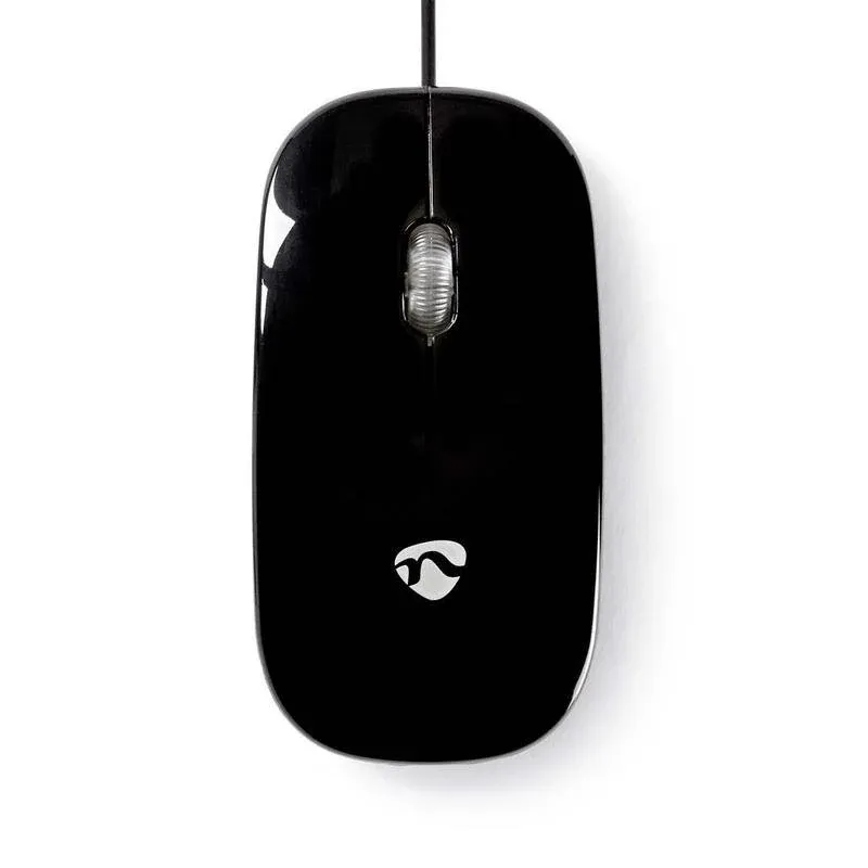 Ratão NEDIS MSWD200BK Com Fio 1000 DPI Preto Ambidestro