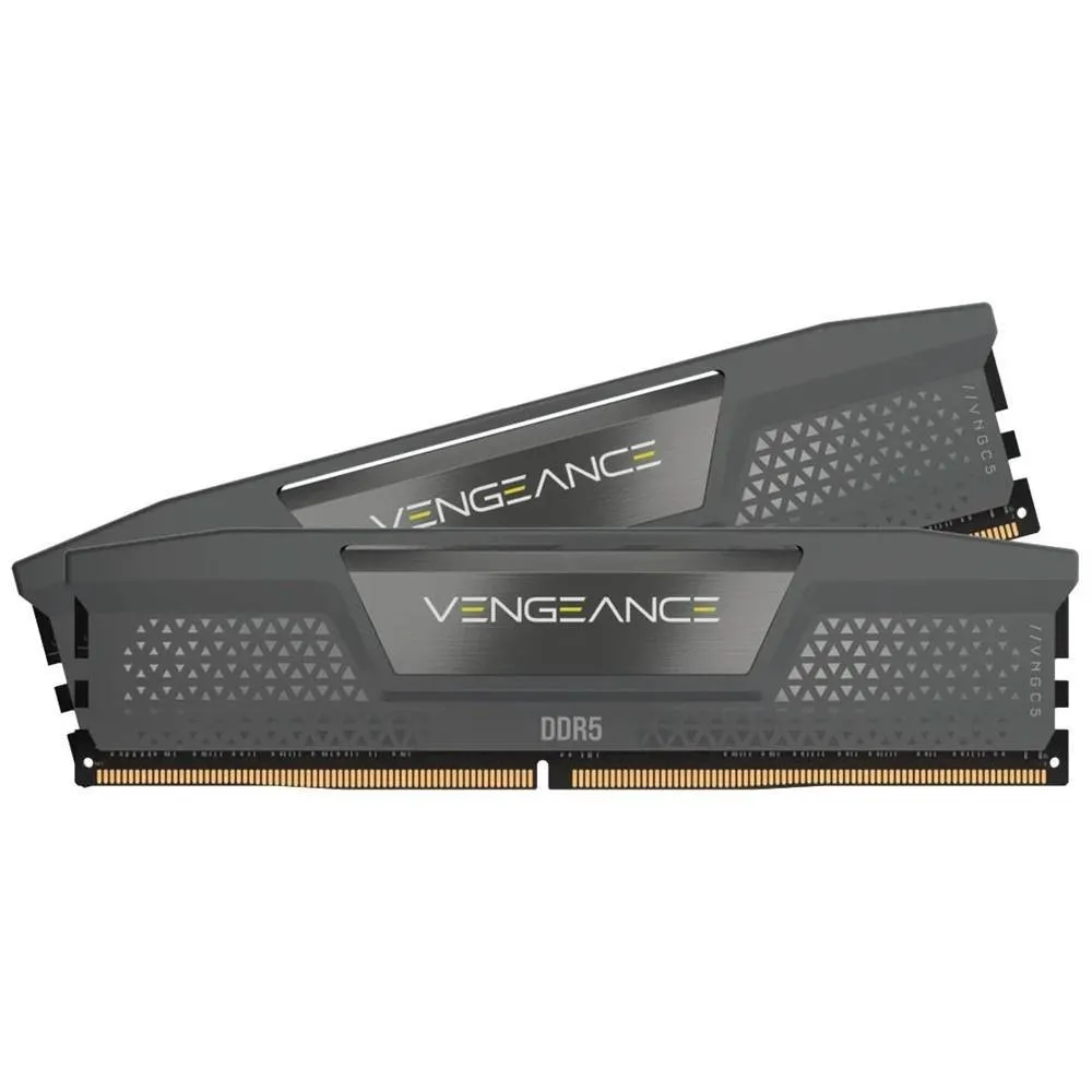 Memória RAM UDIMM Corsair Vengeance 32GB (2x16GB) DDR5-6000MHz (AMD Expo/Intel XMP) CL36 (36-44-44-96) 1.30V Cinzenta