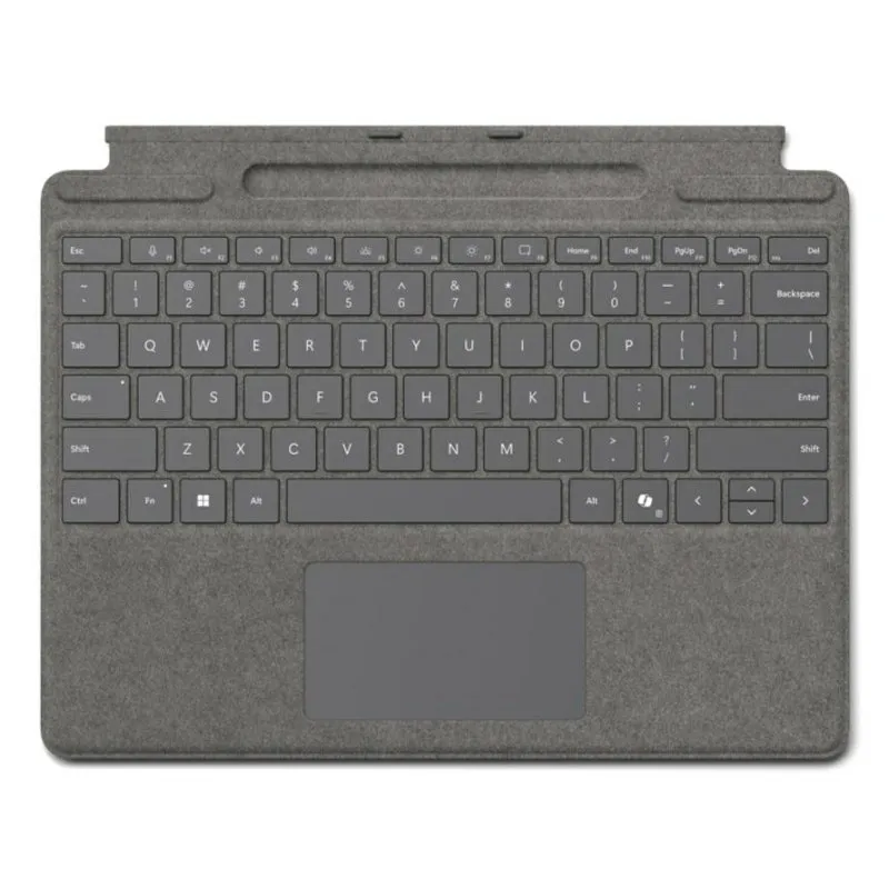 Teclado Microsoft Surface Pro Magnético QWERTZ Alemão com Touchpad Alcantara