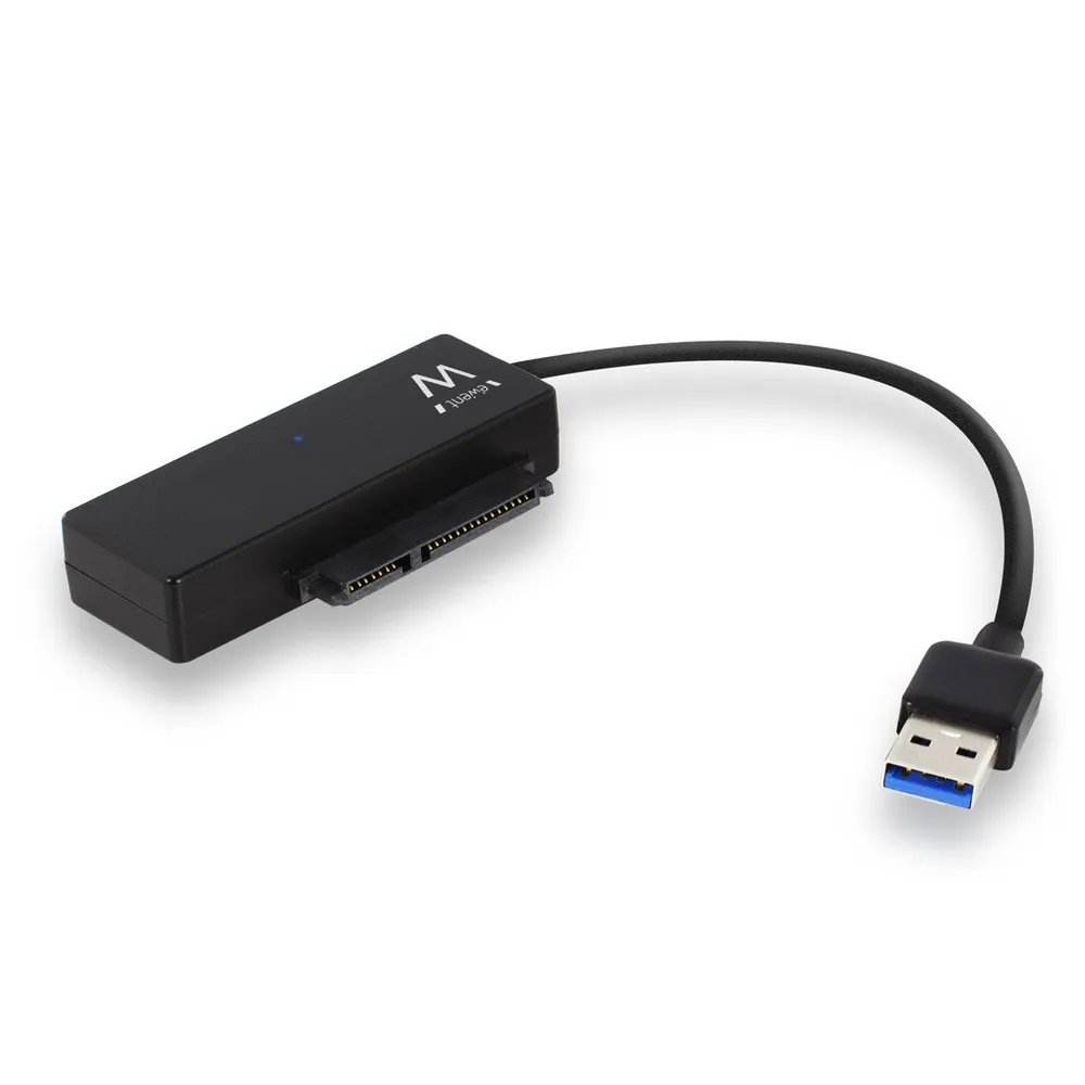 Cabo Adaptador Ewent EW7018 USB 3.1 Gen 1 para SATA 6G 2.5 / 3.5 com Adaptador Alimentação