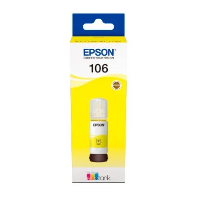 Tinteiro Epson Original 106 EcoTank Yellow Ink Bottle