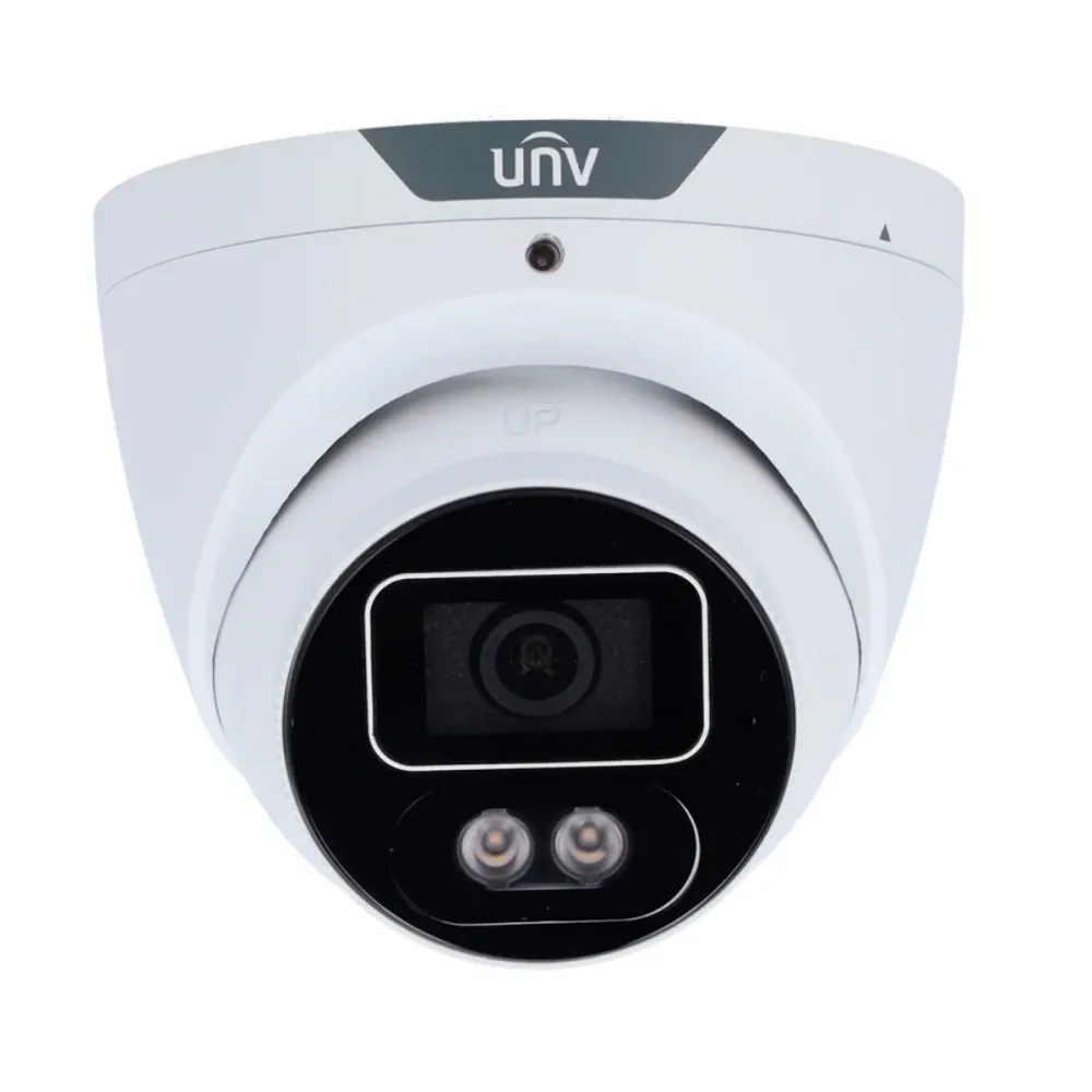 Câmara de Segurança IP Uniview Prime Turret PoE 4MP 4mm IP67 ColorHunter Branca