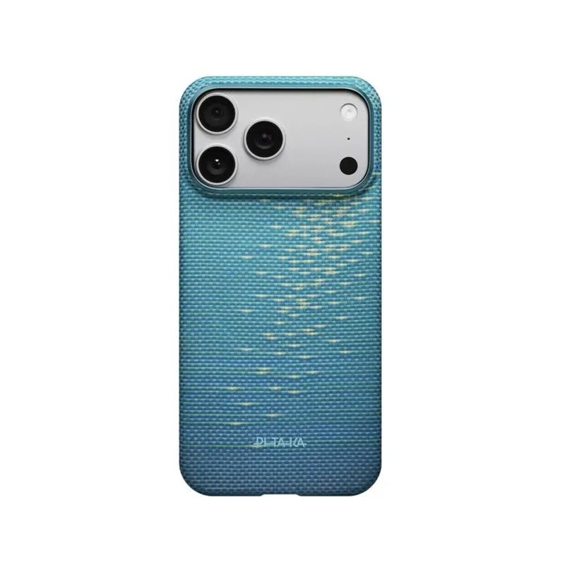 Funda para móvel Pitaka Lucid Blue Ultrafina Ultraligeira Ajuste Preciso para iPhone 17 Pro Max