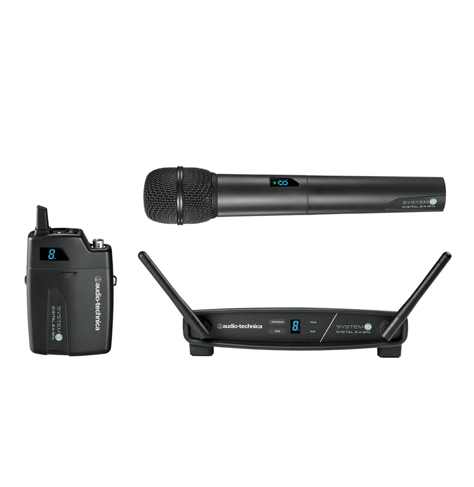 Sistema Wireless para Sopros Audio-Technica System 10 Bodypack ATW-1101