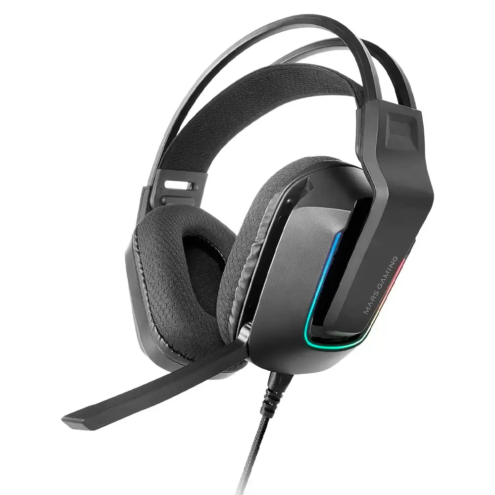Headset Mars Gaming MH-STRIKE FRGB Preto