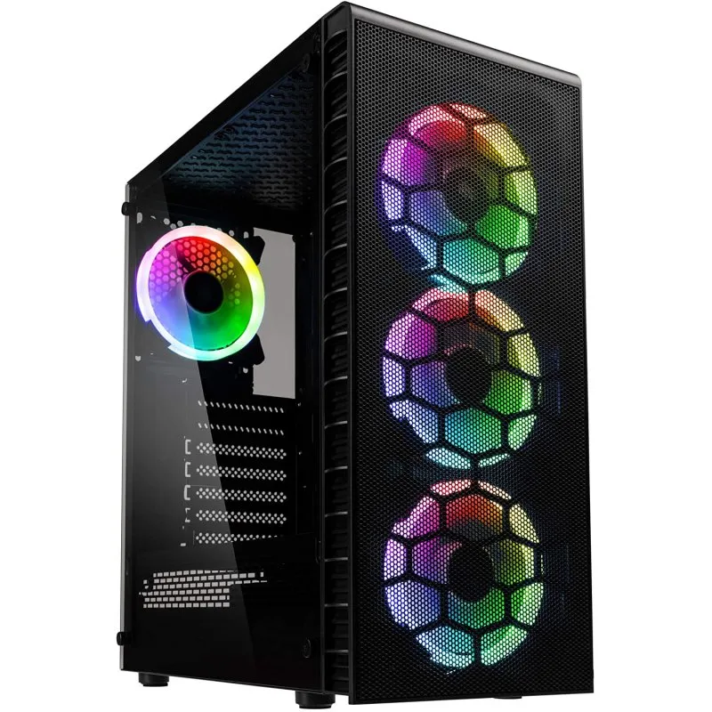 Kolink Observatory Lite Mesh Vidro Temperado USB 3.0 Preta