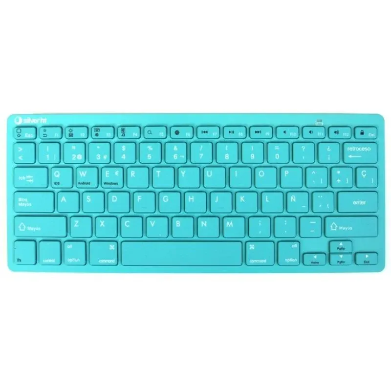 SilverHT Teclado Wireless Colors Edition Turquesa