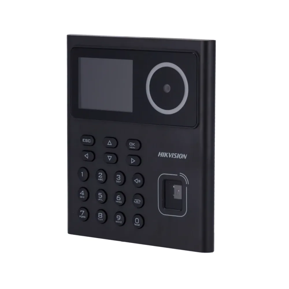 Controlo de Acesso Hikvision Facial, impressão digital, cartão MF e PIN - DS-K1T320MFWX