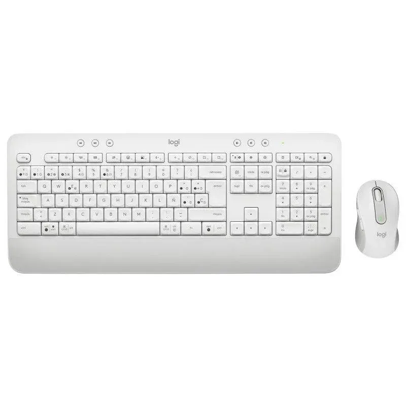 Teclado Logitech Signature MK650 Combo Bluetooth QWERTY Espanhol Branco