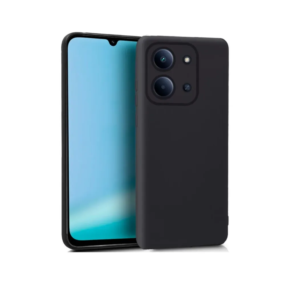 Capa Silicone Xiaomi Redmi 15C Preta