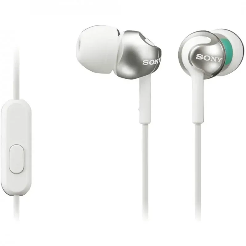 Sony MDR-EX110AP Auriculares com Microfone Branco