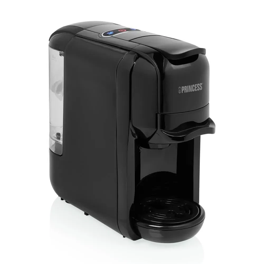 Máquina de Café de Cápsulas Automática 1450W 0,6L (Preto) - PRINCESS