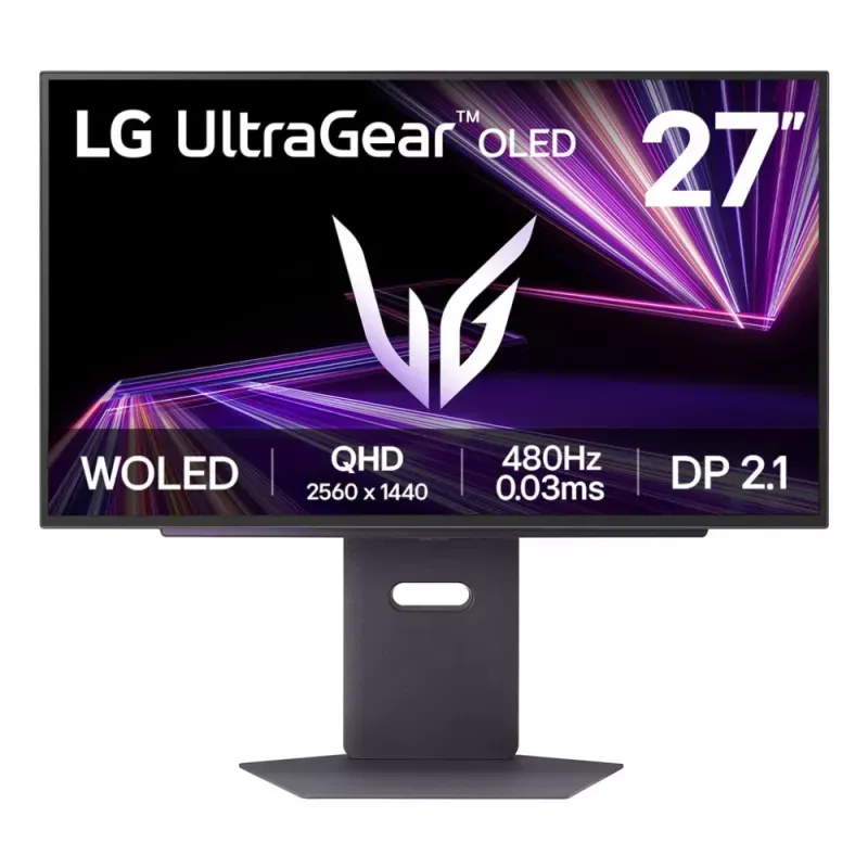 LG MONITOR OLED 27" (26.5) QHD 0.03MS 480HZ HDMI DP USB HAS PIVOT 27GX790A-B