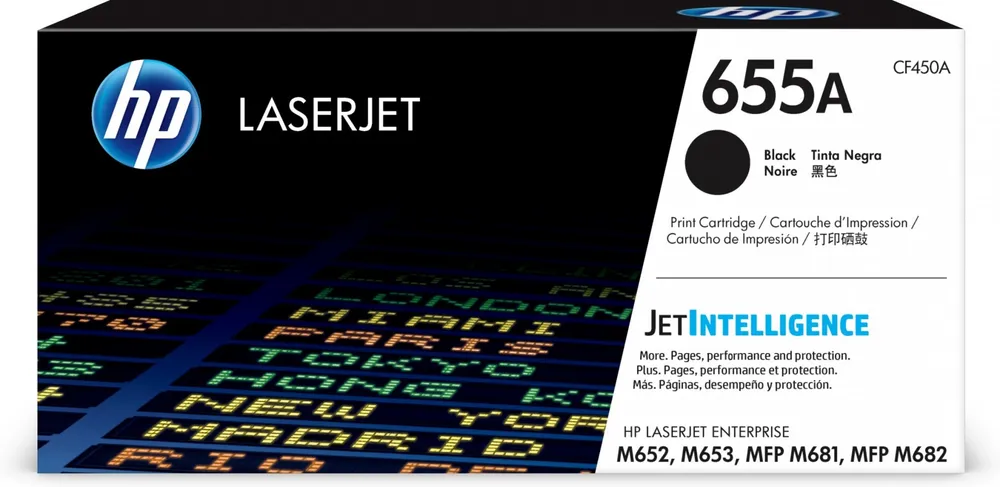 Toner 655A Preto (12500 páginas) – HP