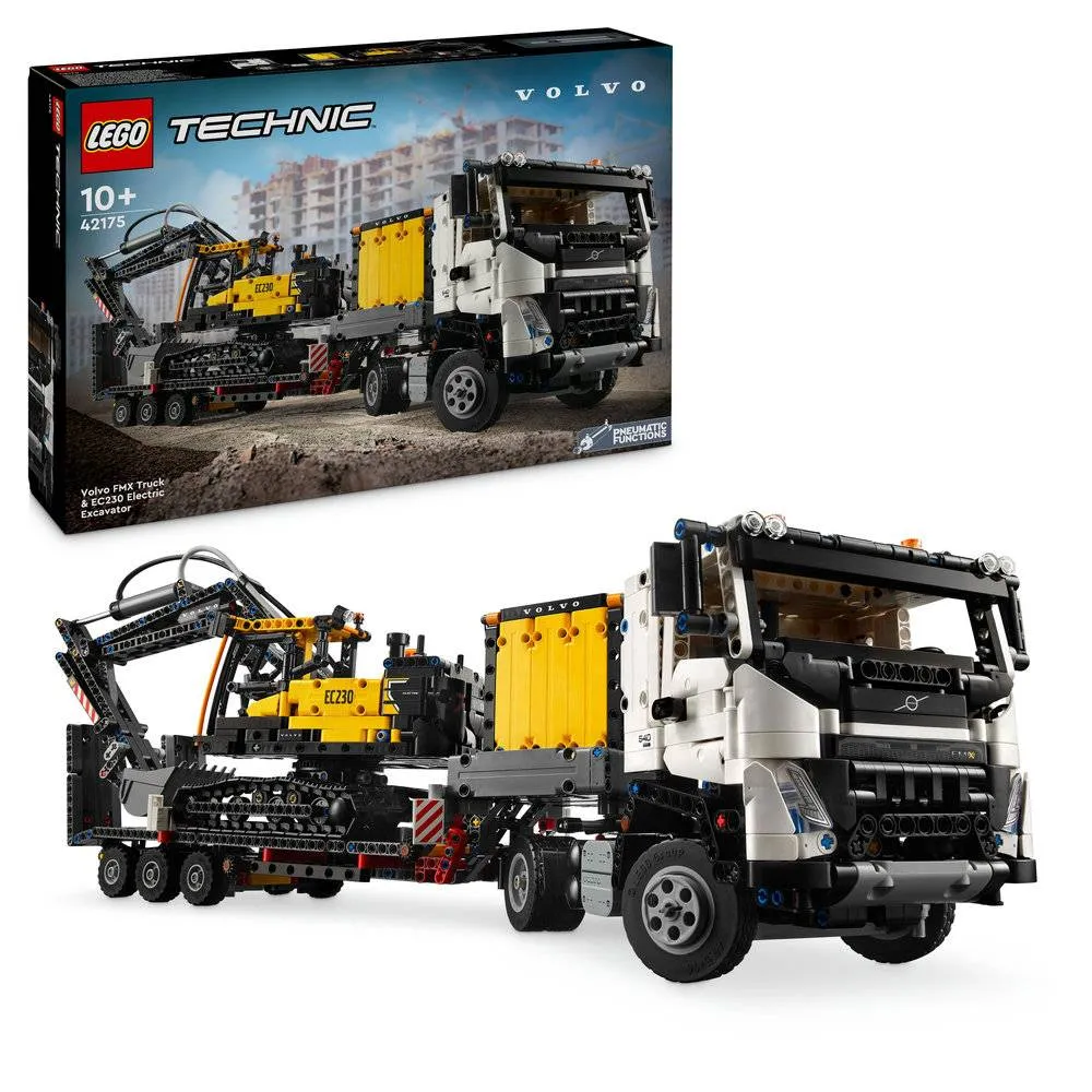 LEGO Technic Camião Volvo FMX e Escavadora Elétrica EC230 - 42175