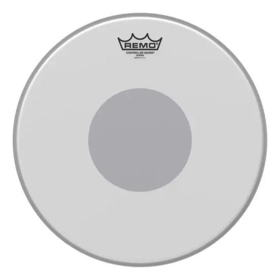 Remo 15" Controlled Sound Coated Black Dot