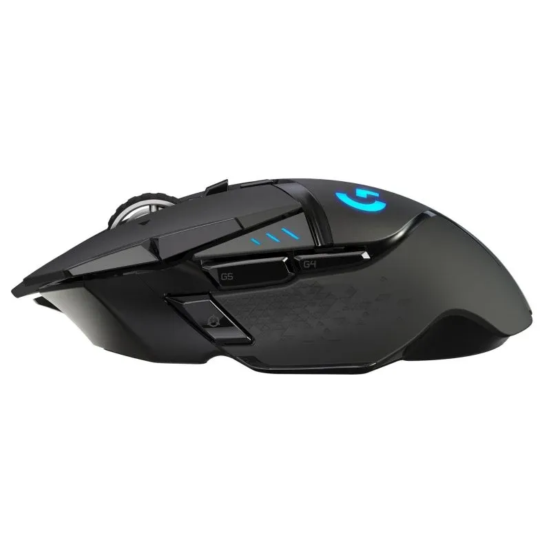 Logitech G502 Lightspeed Wireless Rato Gaming Sem Fios 25600 DPI RGB com 11 Botões Programáveis e Sensor HERO