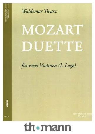 Heinrichshofen Verlag Mozart Duette Violin