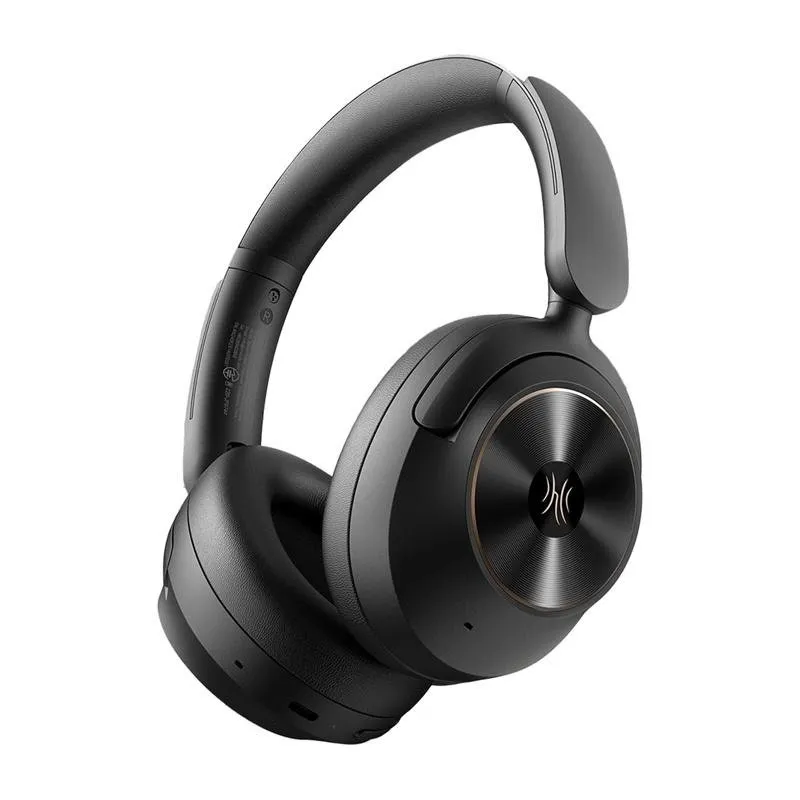 Auriculares OneOdio A6 sem fios Bluetooth 6.0 com Cancelamento de Ruído híbrido, 75 h autonomia, preto