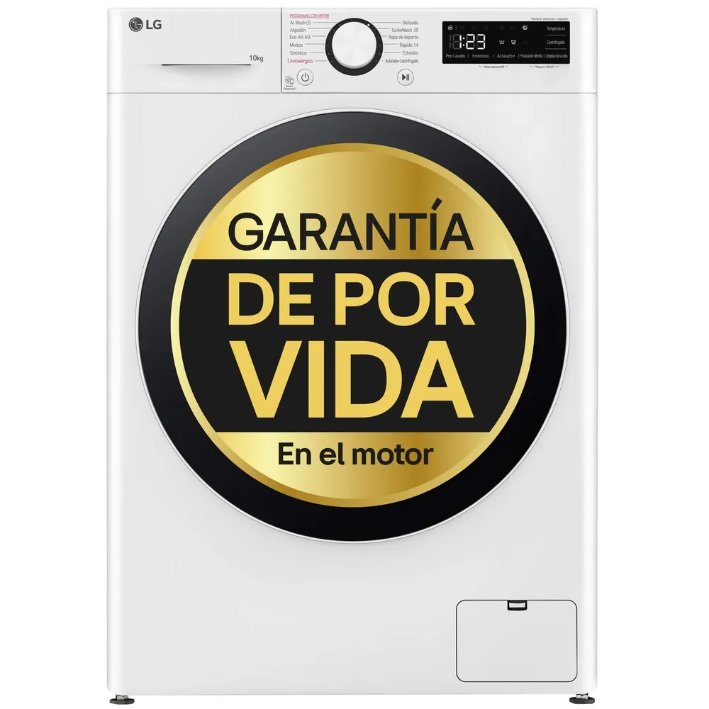 Máquina de Lavar Roupa Lg F4wr6010a0w 10kg 1400rpm Classe a